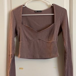 Zara bustier top
